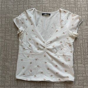 Brandy Melville Gina Floral Top